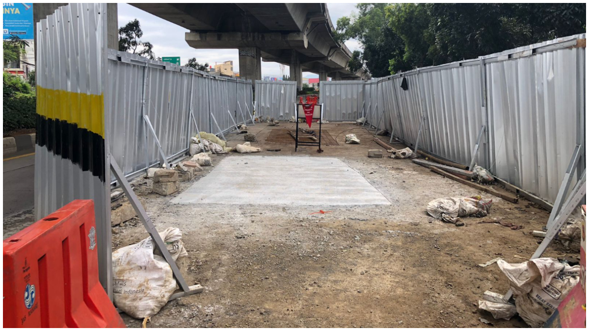Kondisi terkini Jalan Sholeh Iskandar yang sempat berlubang. 