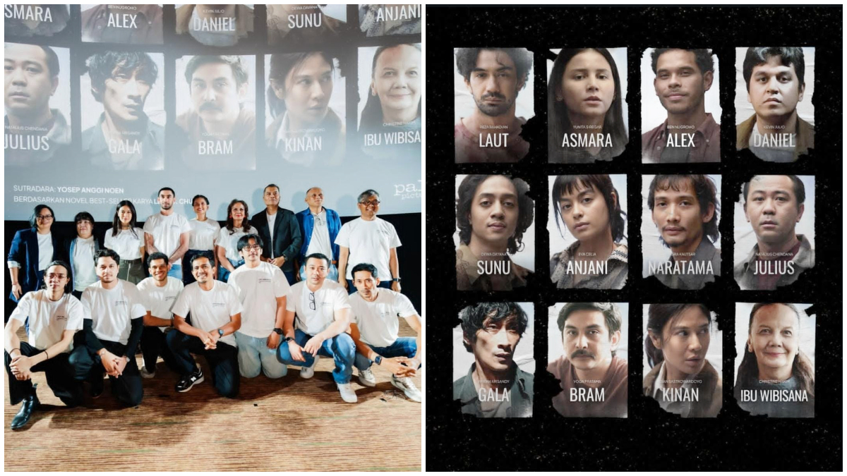 Para pemain Film Laut Bercerita.