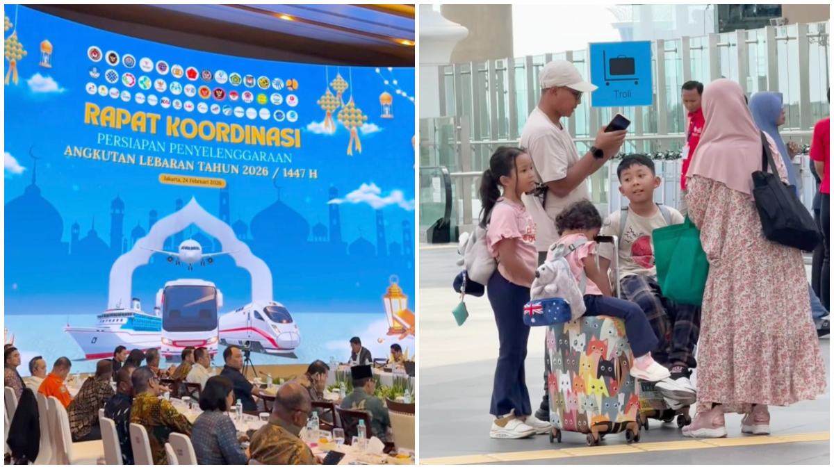 Rapat koordinasi Menhub mengenai Angkutan Lebaran 2026.