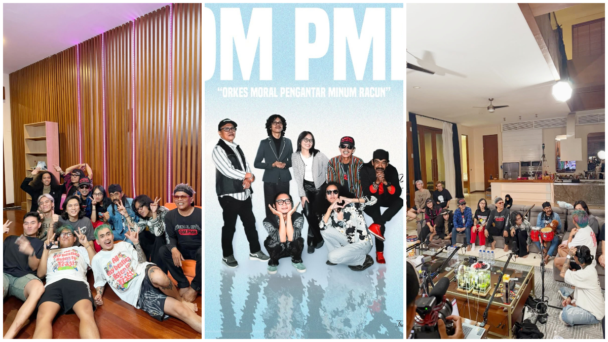 Penampilan OM PMR dalam tayangan live streaming Marapthon The Last Tale. 