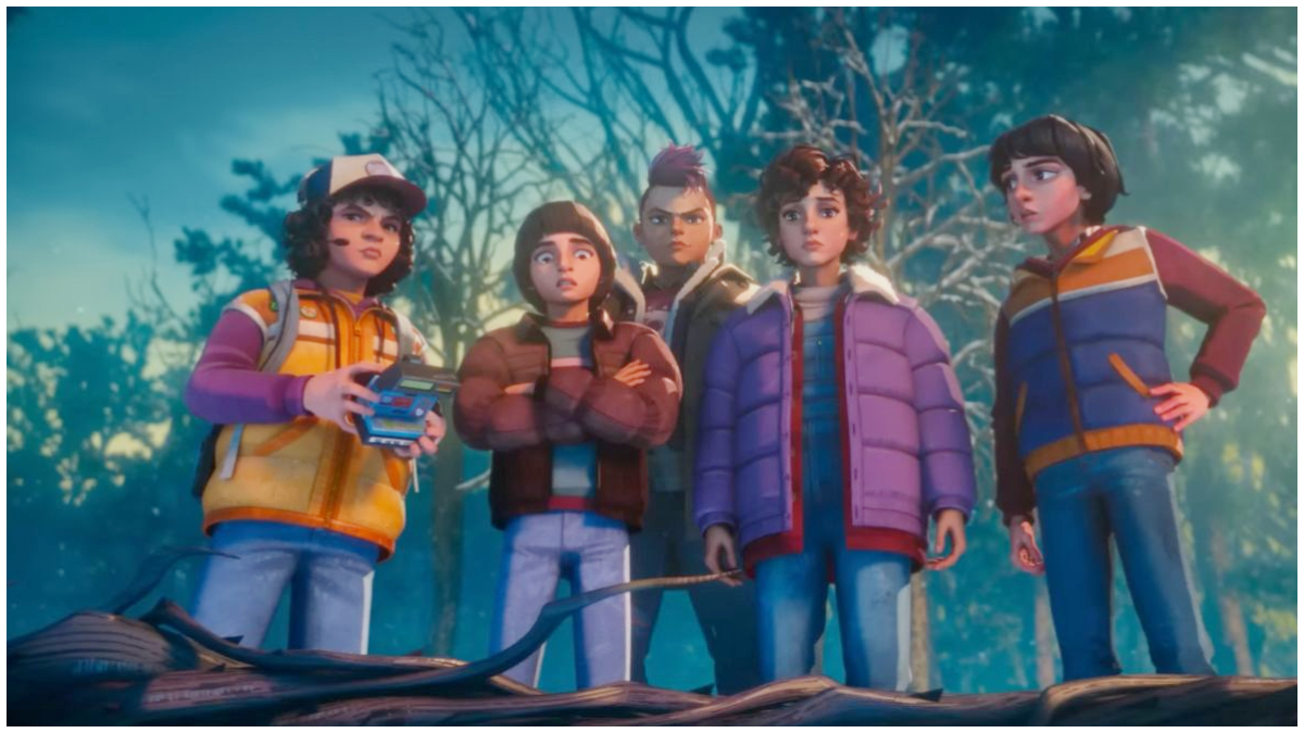 Cuplikan resmi dari teaser Stranger Things : Tales From 85. 