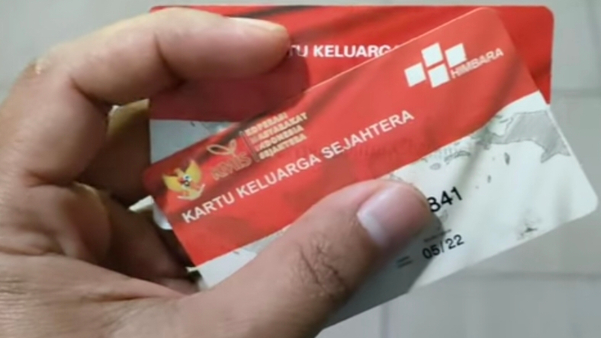 Ilustrasi kartu KKS bansos.