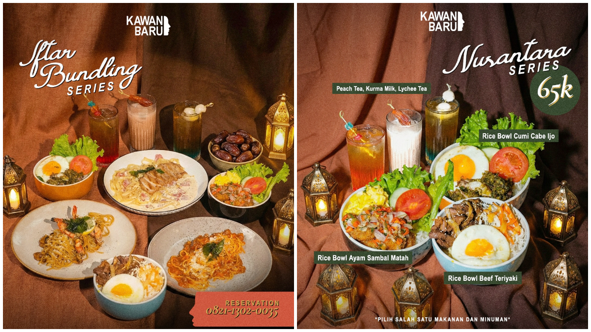Pilihan paket Ramadhan dari Kawan Baru Coffee and Kitchen. 