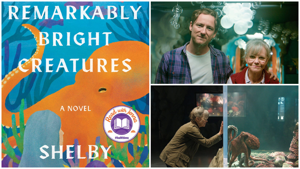 Cover buku dan first look dari Film Remarkably Bright Creatures. 