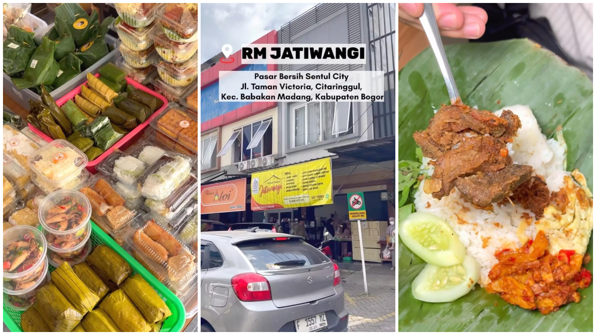 Kuliner yang ada di RM Jatiwangi, kawasan Pasar Bersih Sentul Bogor. 