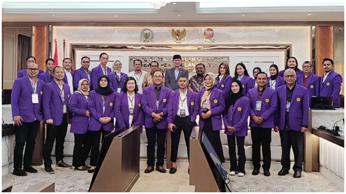 Kunjungan mahasiswa Prodi Magister Ilmu Hukum  Sekolah Pascasarjana Unpak ke DPR RI.