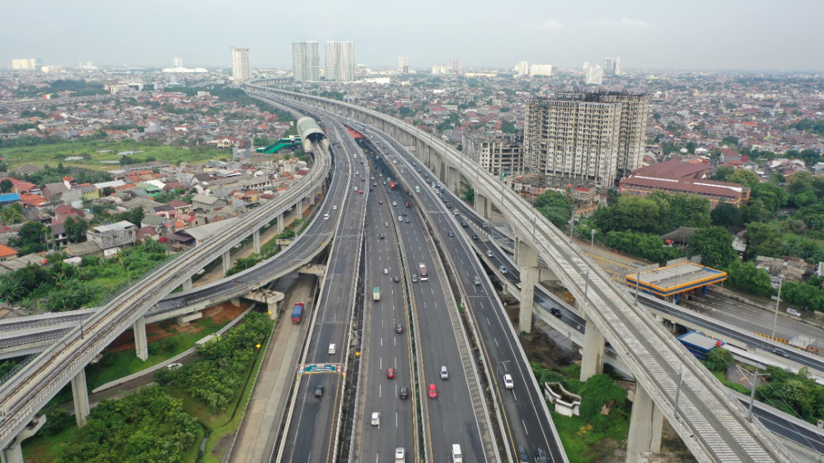 Tol Jakarta Cikampek salah satu tol gratis saat mudik lebaran.