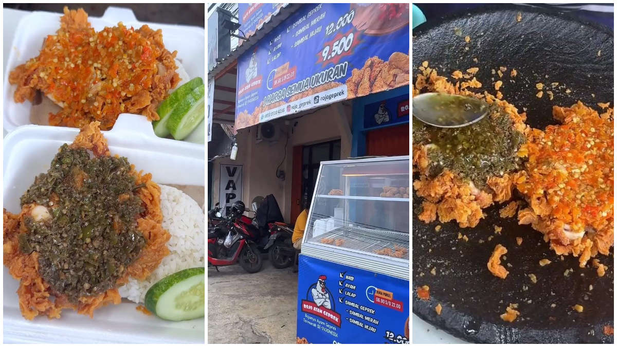 Gerai Rojo Ayam Geprek di Ciomas, tawarkan paket lengkap ayam geprek hanya Rp9.500.
