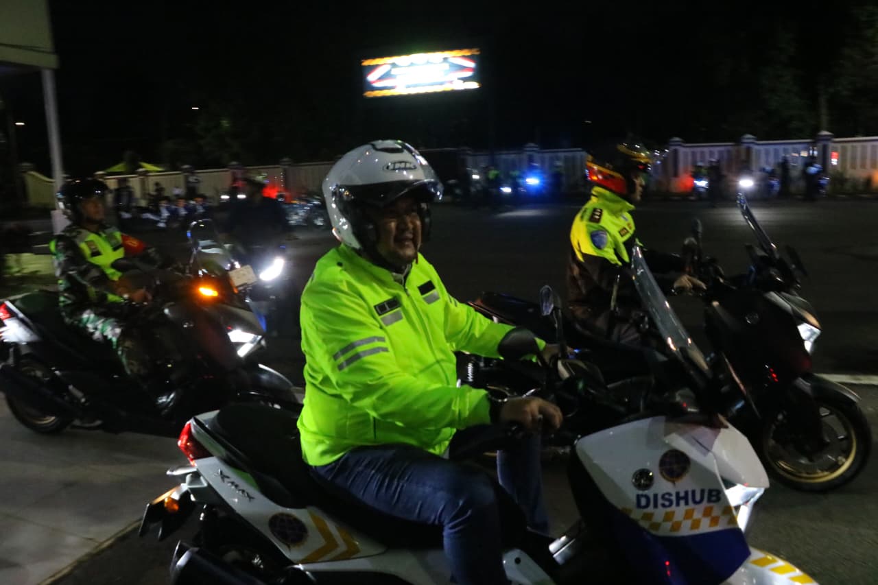 Bupati Bogor, Rudy Susmanto saat turun langsung pimpin patroli skala besar.