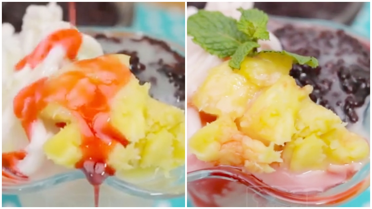Tampilan es doger homemade dari akun Youtube&nbsp;@SajianSedapChannel.