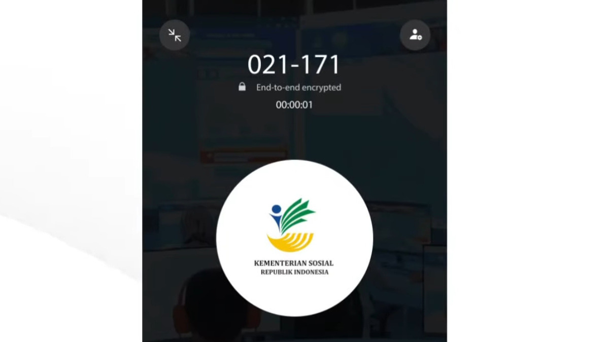 Ilustrasi call center Kemensos sebagai salah satu jalur pemutakhiran data bansos