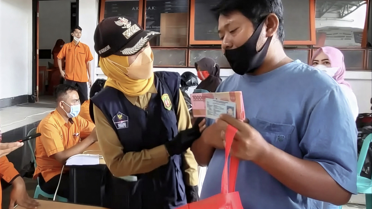 Ilustrasi Penyaluran Bansos PKH dan BPNT