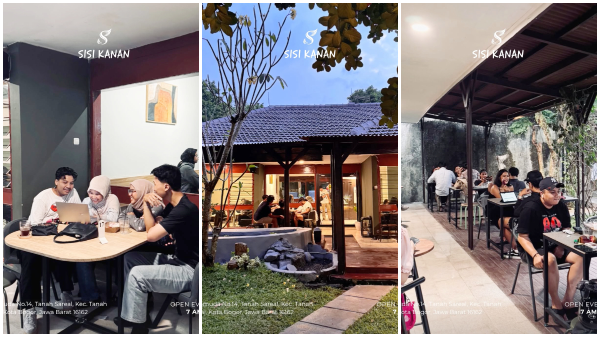 Suasana hangat di Sisi Kanan Coffee Shop, Tanah Sareal Kota Bogor. 