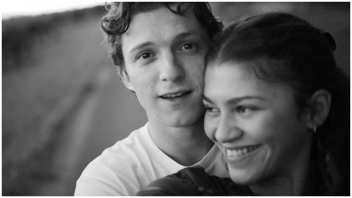 Potret Zendaya dan Tom Holland. 