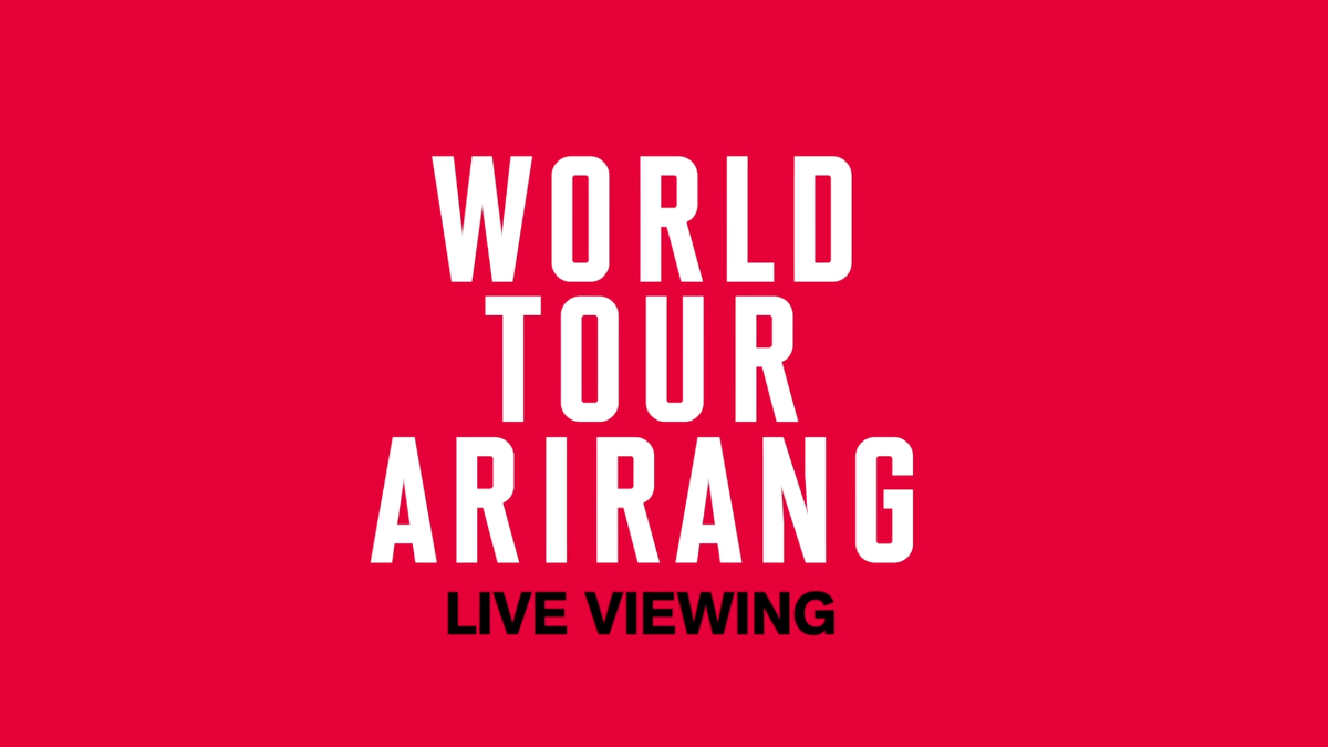 BTS World Tour Arirang Live Viewing di Bioskop Indonesia.