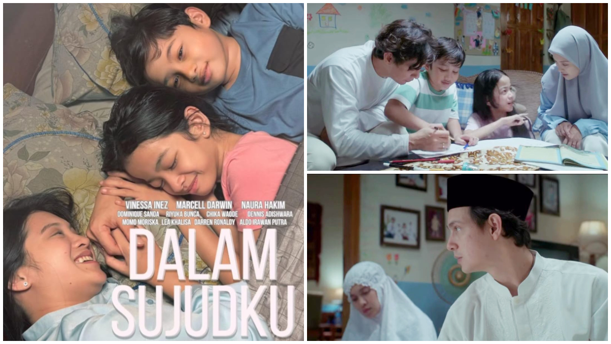 Poster dan cuplikan thriller Film Dalam Sujudku. 