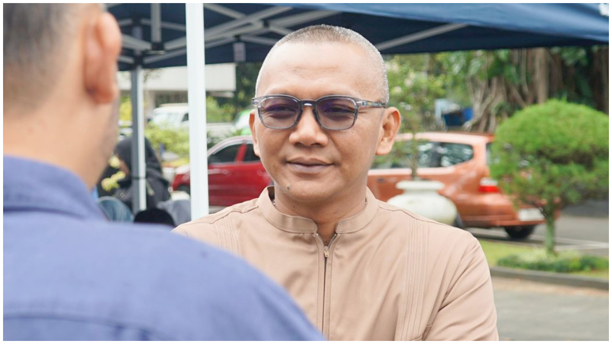 Wakil Wali Kota Bogor, Jenal Mutaqin saat kembali berdinas di Balaikota Bogor.