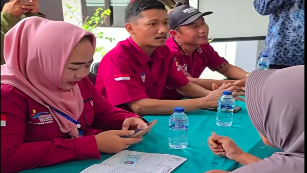 Ilustrasi penyaluran bansos mandiri