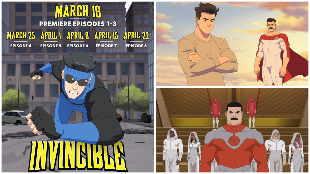 Poster dan cuplikan resmi serial Invincible musim keempat. 