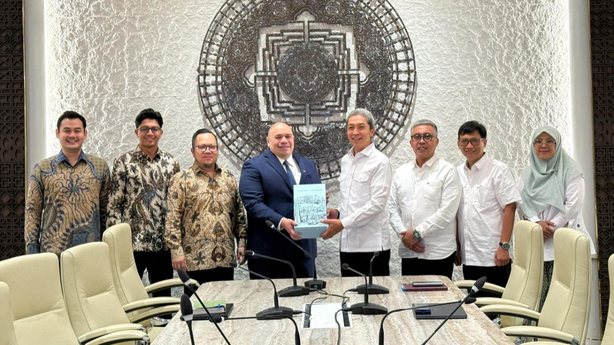 Wali Kota Bogor Dedie Rachim saat bertemu dengan pimpinan Danantara.