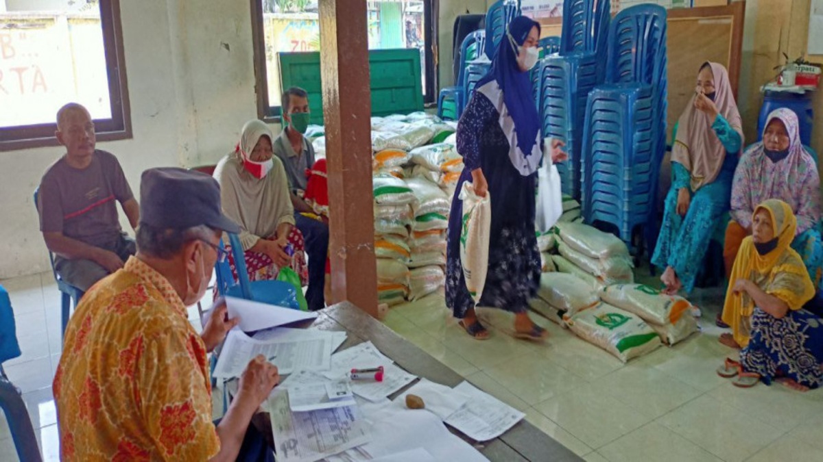 KPM yang dapat bantuan beras 20 kg