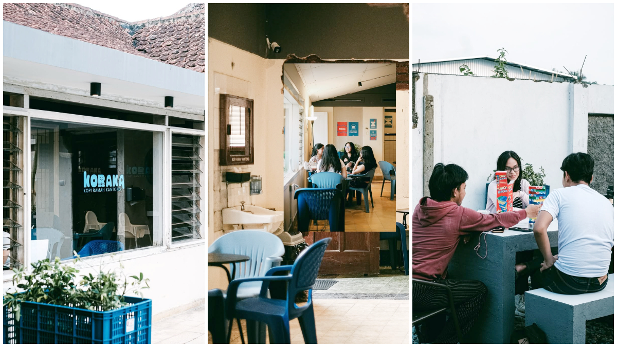 Suasana Kopi Koraka yang homey tak jauh dari Stasiun Bogor. 