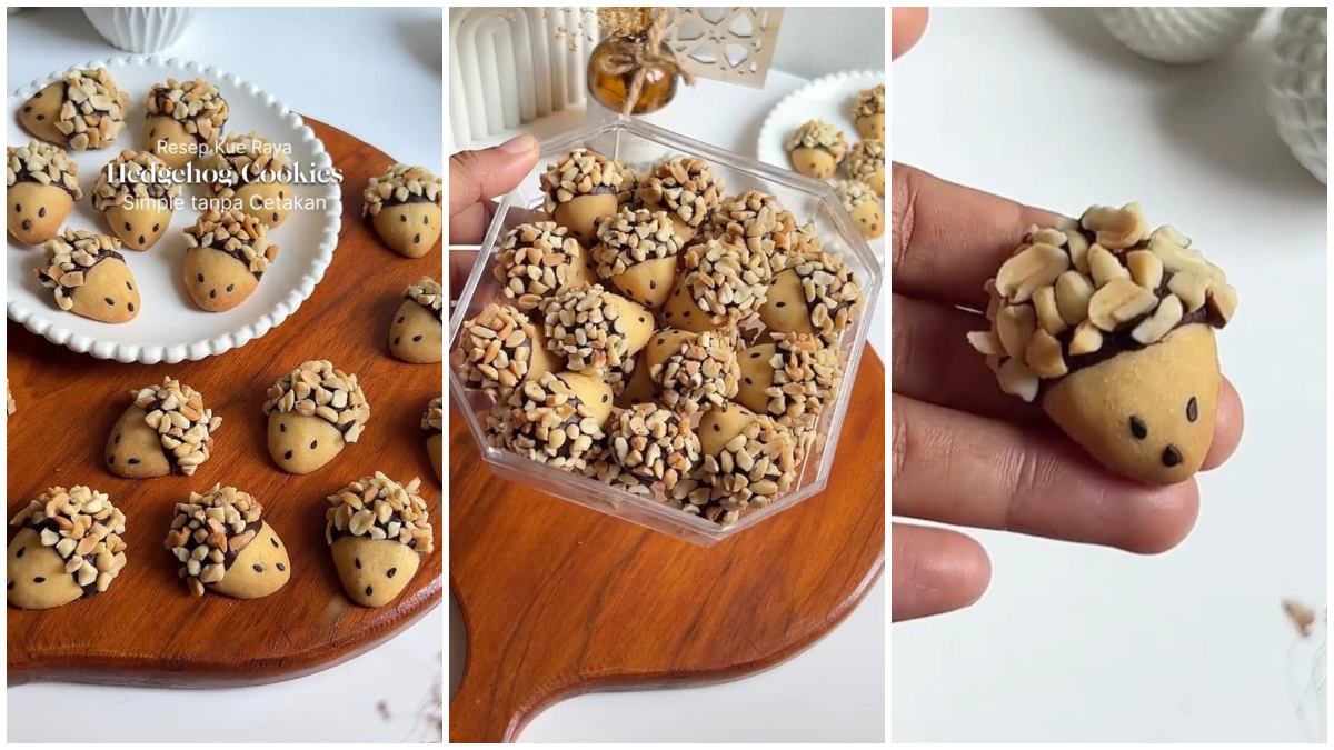 Landak Cookies yang cocok dijadikan kue Lebaran. 