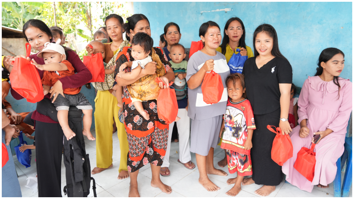 Para ibu di wilayah&nbsp;Ogan Komering Ilir,&nbsp;Sumatera Selatan yang merasakan manfaat dari program Makan Bergizi Gratis.