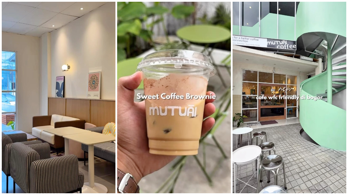 Suasana Mutual Coffee yang aesthetic dan nyaman. di Kota Bogor. 