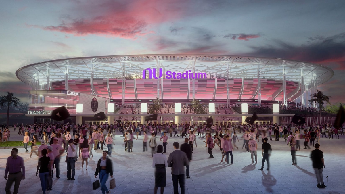 Nu Stadium, stadion klub bola Inter Miami yang baru.