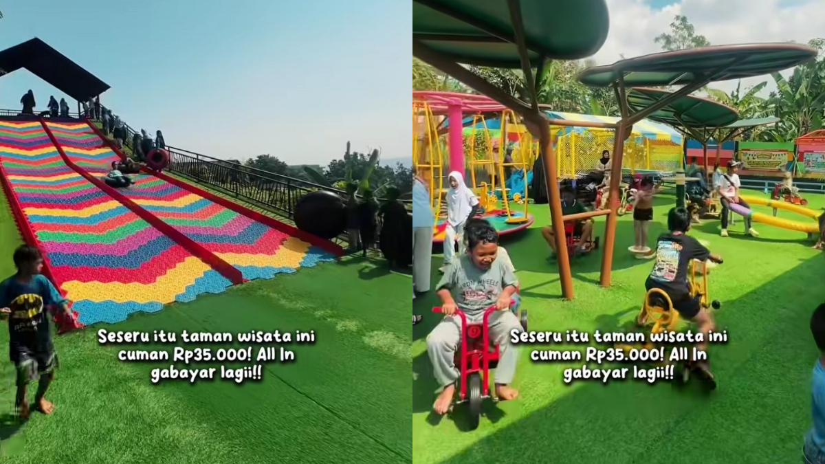Area bermain Nice Playland Gunung Geulis, Bogor.