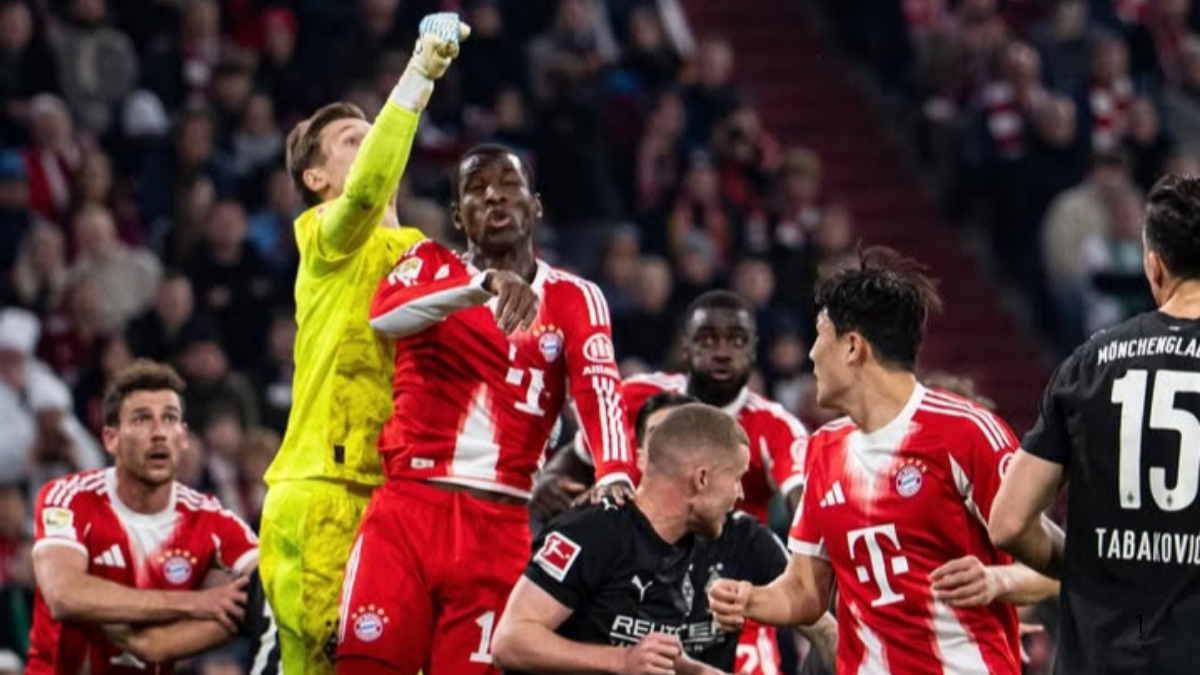 FC Bayern Munich saat bertanding melawan Monchengladbach dalam ajang Bundesliga