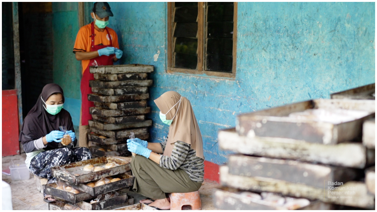 Usaha roti milik Rahmat (42), pelaku UMKM bakery di Kabupaten Sukoharjo, Jawa Tengah.