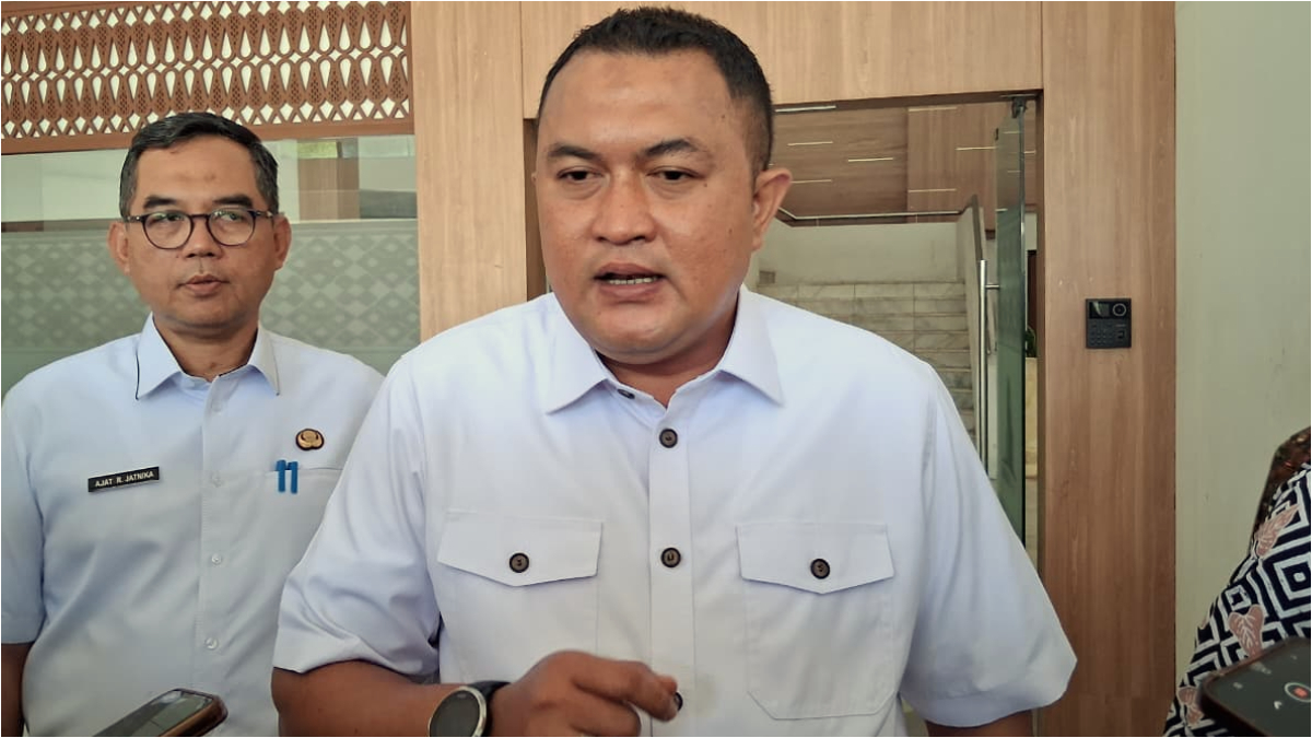 Bupati Bogor, Rudy Susmanto saat dimintai keterangan oleh Radar Bogor.