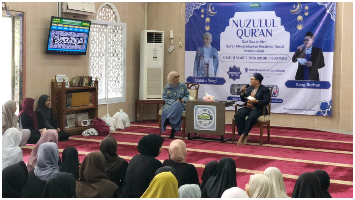 Talkshow Nuzulul Quran di Masjid Raudhatul Jannah BCC Kota Bogor
