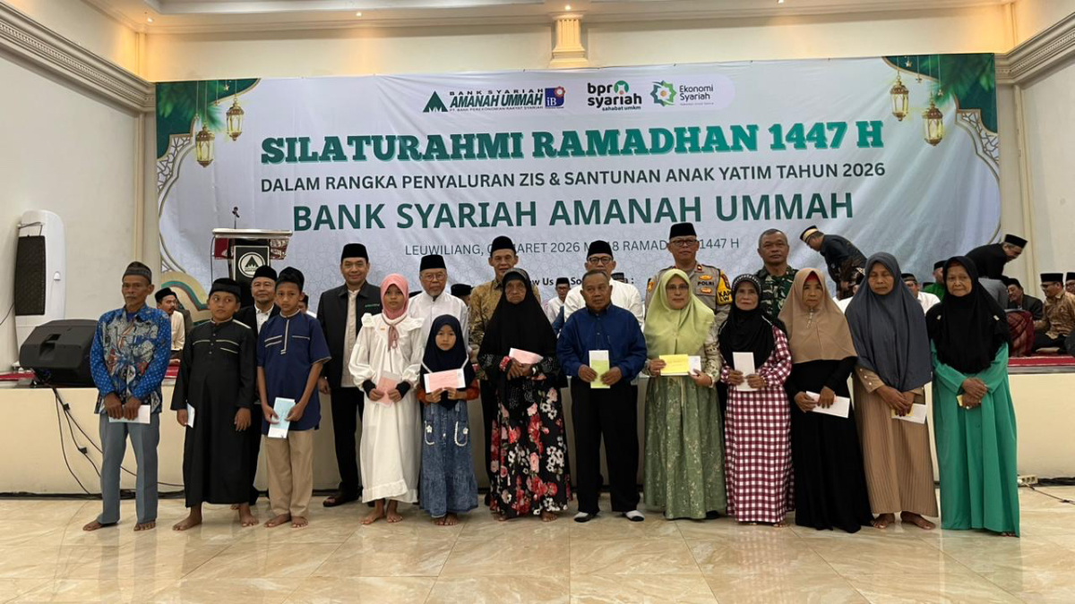 Bank Syariah Amanah Ummah salurkan ZIS.