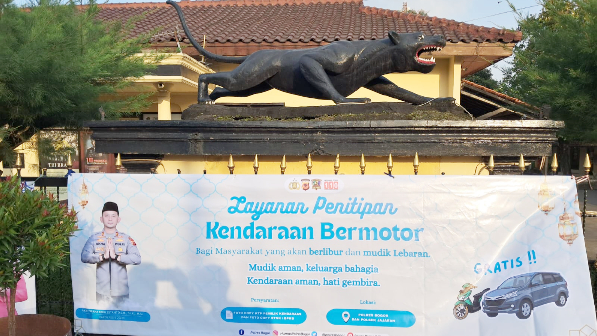 Sejumlah polsek di wilayah hukum Polres Bogor mulai membuka layanan penitipan kendaraan gratis.