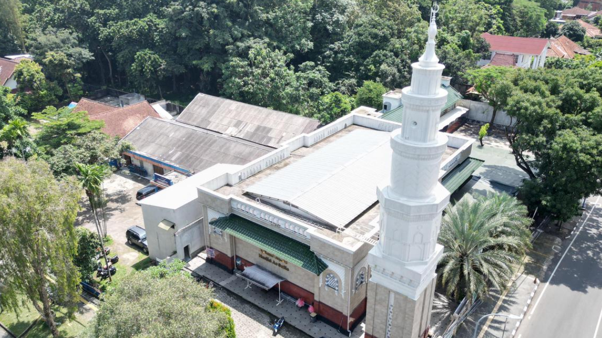 Suasana Masjid As Sofia di Kota Bogor. 