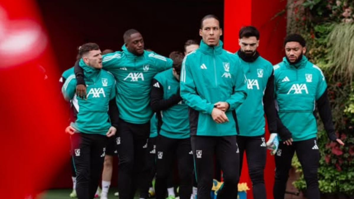 Tim Liverpool saat latihan