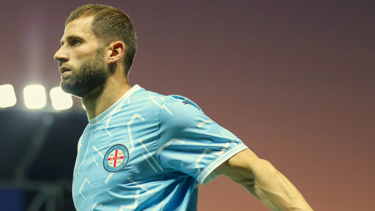 Para pemain Melbourne City sedang melakukan pemanasan jelang hadapi&nbsp;Buriram United.
