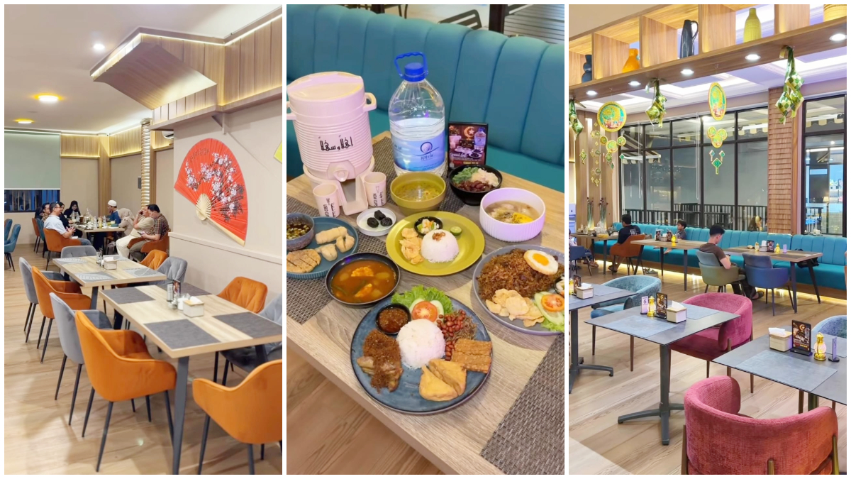 Suasana Restoran Pempek Terang Bulan serta menu yang tersedia. 