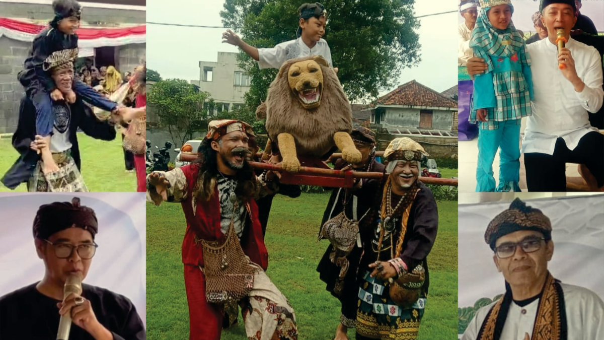 Santunan anak yatim dan&nbsp;pertunjukan seni dan budaya tradisi Sunda di&nbsp;Bumi Ageung Batutulis, Kota Bogor.