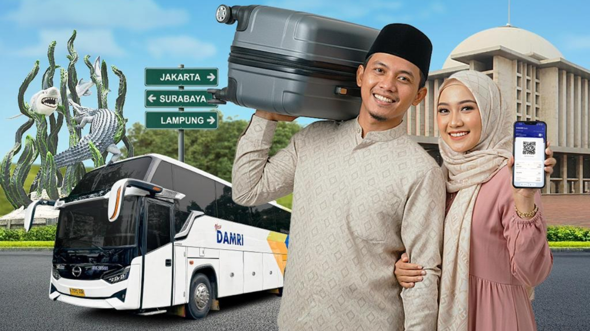 DAMRI beri promo spesial untuk tiket mudik Lebaran 2026.