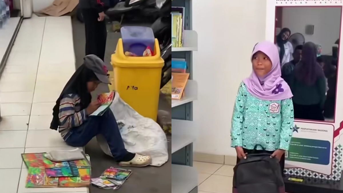 Agista Saputri, siswi sekolah rakyat yang berasal dari keluarga tidak mampu.