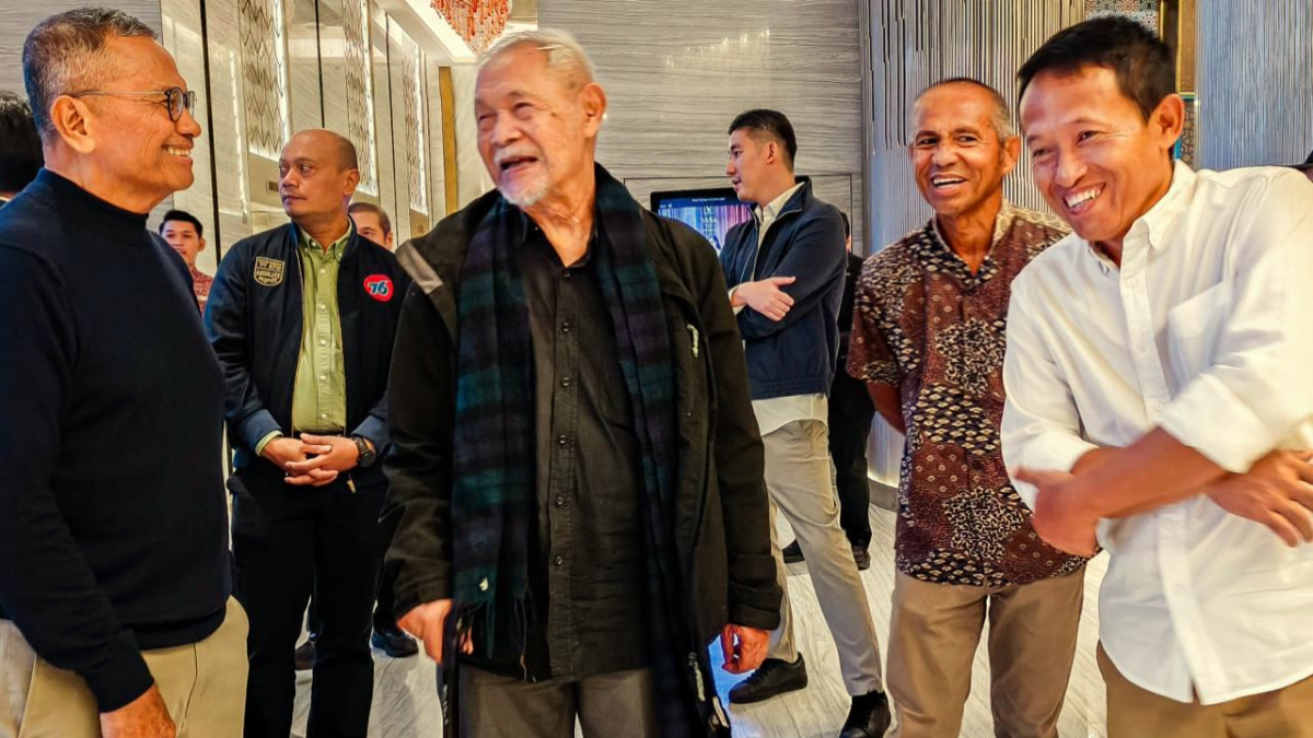 Momen pertemuan Dahlan Iskan dengan Goenawan Mohamad.