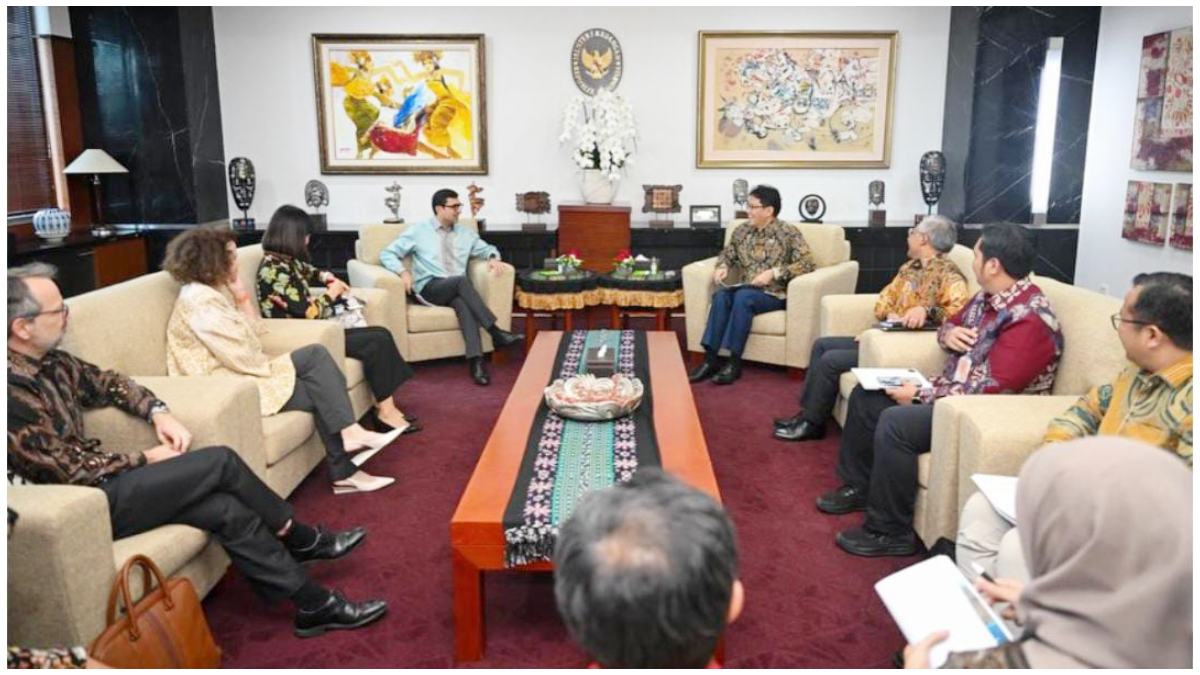 Suasana Menteri Keuangan Purbaya saat menerima kunjungan perwakilan International Finance Corporation. 