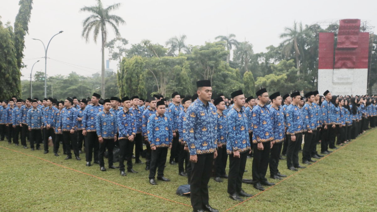 Ilustrasi: Pelantikan Pegawai Pemerintah dengan Perjanjian Kerja (PPPK) beberapa waktu lalu.