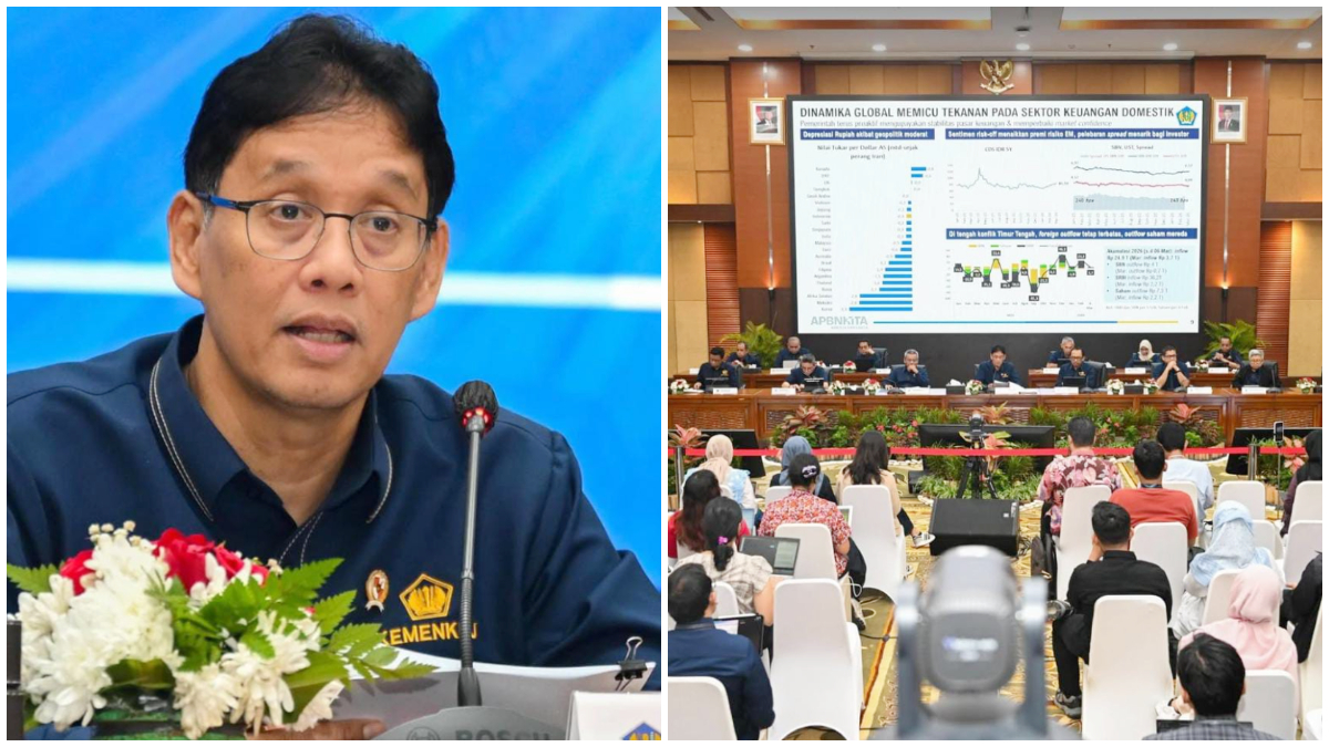 Menteri Keuangan Purbaya menyampaikan perkembangan APBN 2026 dalam konferensi pers APBNKita. 