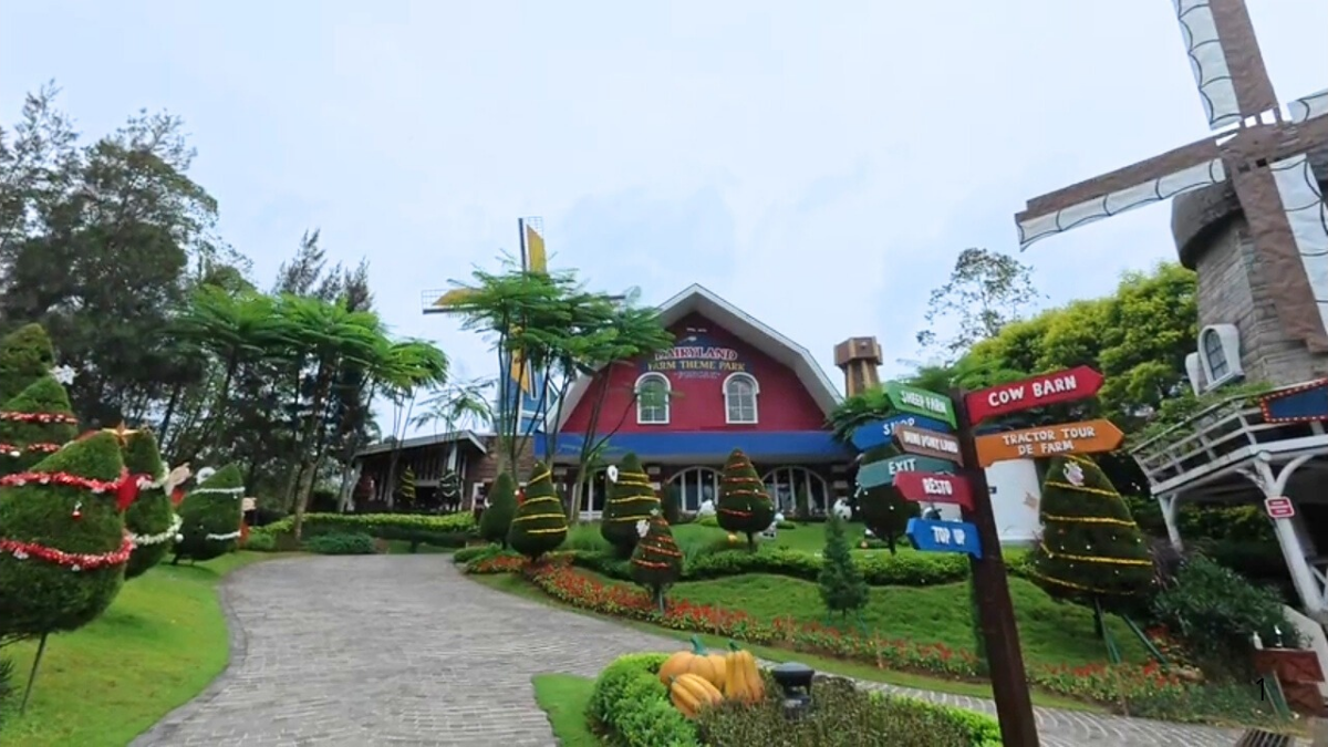 Lanskap Wisata Cimory Dairyland Theme Park Puncak, Bogor.