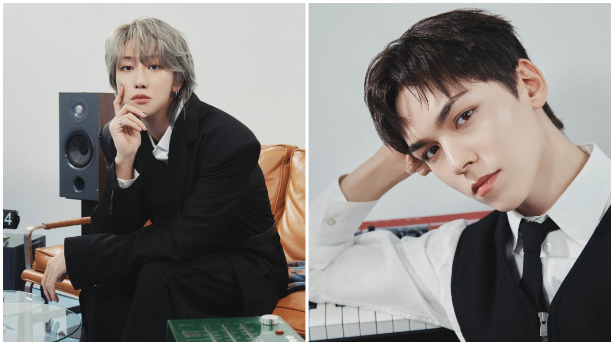 Potret Vernon dan The8 SEVENTEEN.&nbsp;